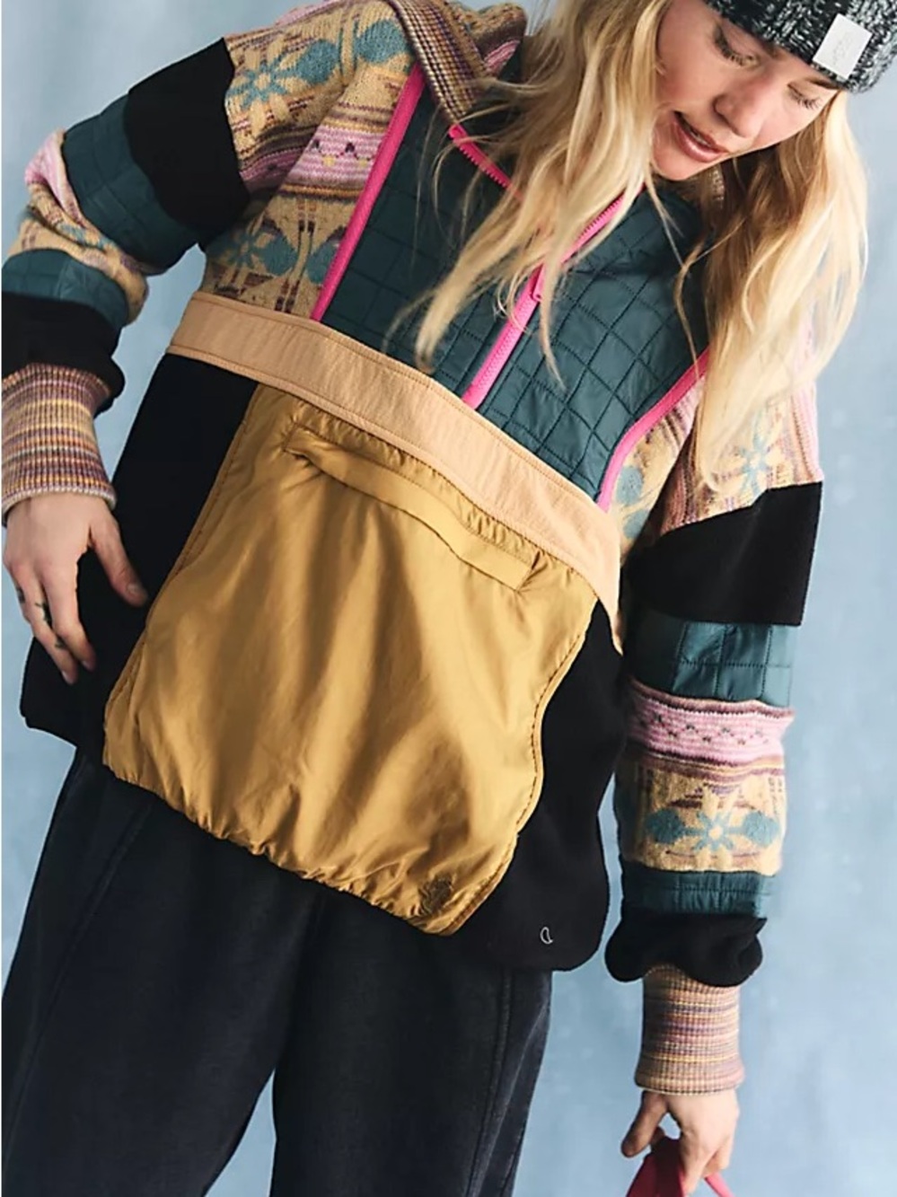 Free People To the Peak quarter zip pullover.